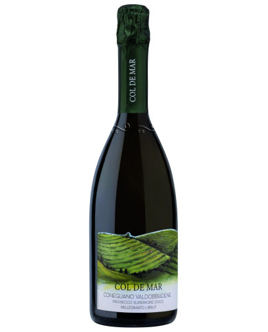 Vini Bianchi  Col de Mar Prosecco Superiore DOCG Millesimato Conegliano Valdobbiadene Extra Brut - Ornella Bellia 14,70 €