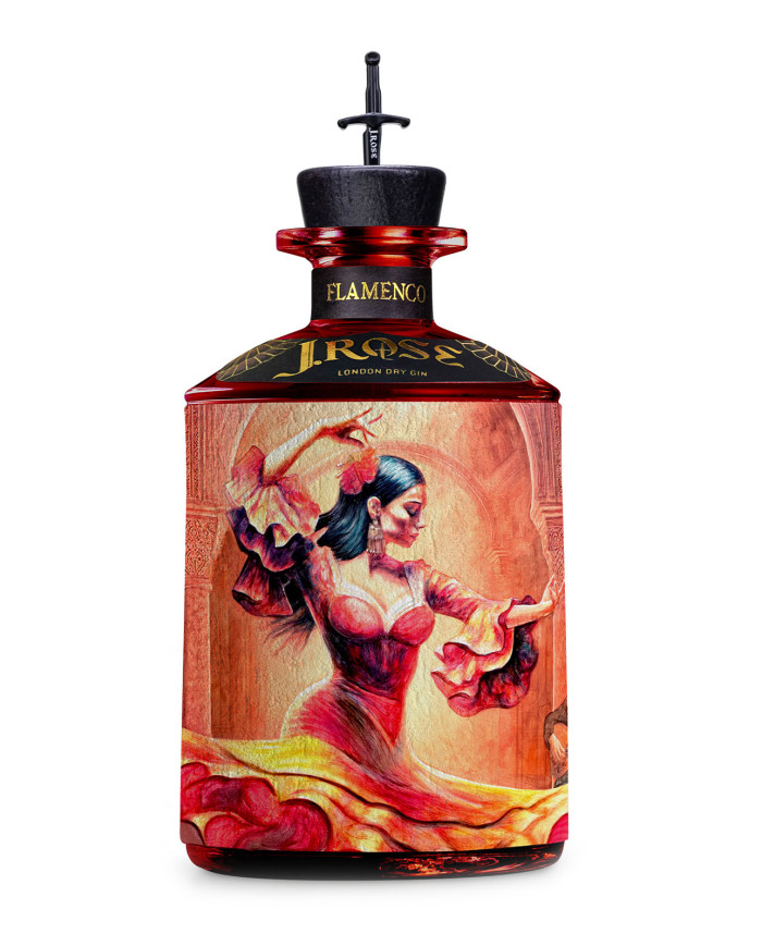 Distillates  London Dry Gin J. Rose Artigianale 43% Flamenco - J. Rose 40,56 â‚¬ Distillates  London Dry Gin J. Rose Artigianale 43% Flamenco - J. Rose 40,56 â‚¬