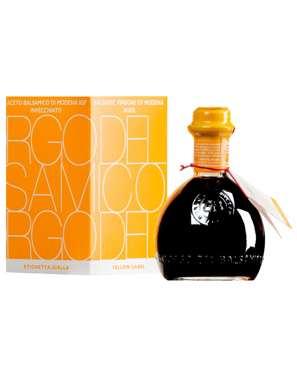 Delicacies  Aceto Balsamico di Modena IGP Etichetta Gialla - Il Borgo del Balsamico 25,27 € Delicacies  Aceto Balsamico di Modena IGP Etichetta Gialla - Il Borgo del Balsamico 25,27 €