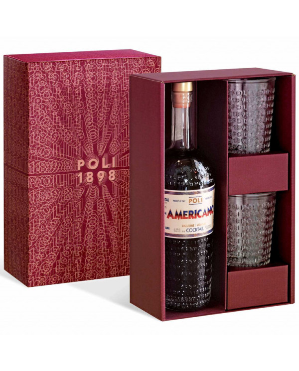 Distillati  Americano & Tumbler Pack | Poli Americano + 2 Tumbler - Poli Distillerie 42,09 €