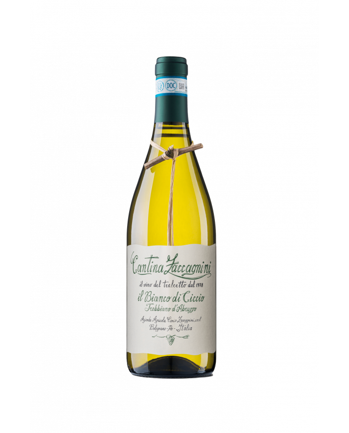 Vini Bianchi  Tralcetto Il Bianco di Ciccio Trebbiano D’Abruzzo DOC 2018 - Cantina Zaccagnini 6,60 €