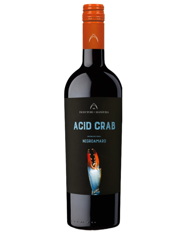 Rode wijnen  Acid Crab Negroamaro Salento IGT 2023 - Produttori di Manduria 9,38 â‚¬ Rode wijnen  Acid Crab Negroamaro Salento IGT 2023 - Produttori di Manduria 9,38 â‚¬