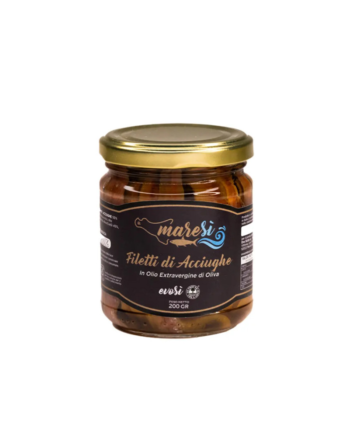 Prelibatezze  Filetti di acciughe in olio Evosì barattolo 200 gr - Embrace 7,21 €