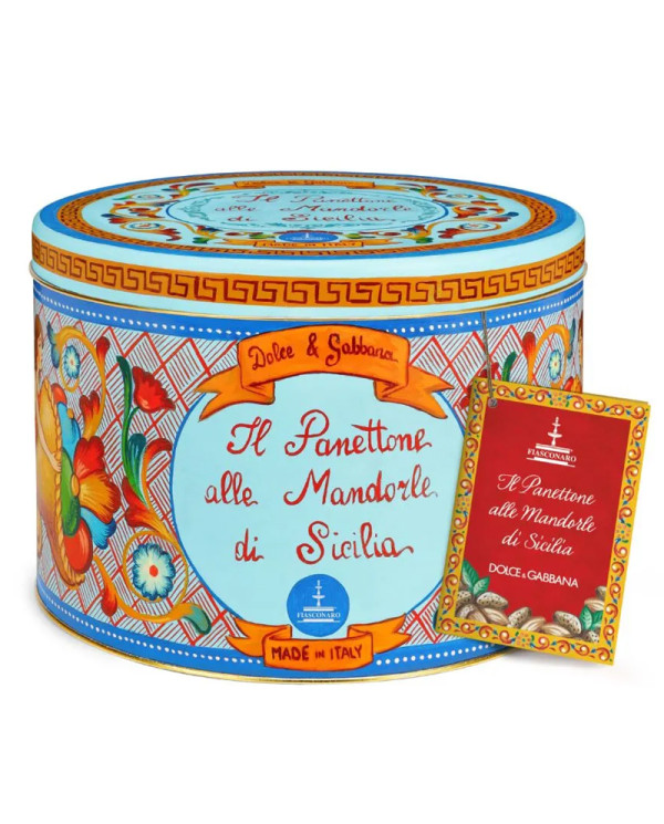 Prelibatezze  Panettone Dolce e Gabbana alle Mandorle di Sicilia Fiasconaro 1 kg - Fiasconaro 47,95 €
