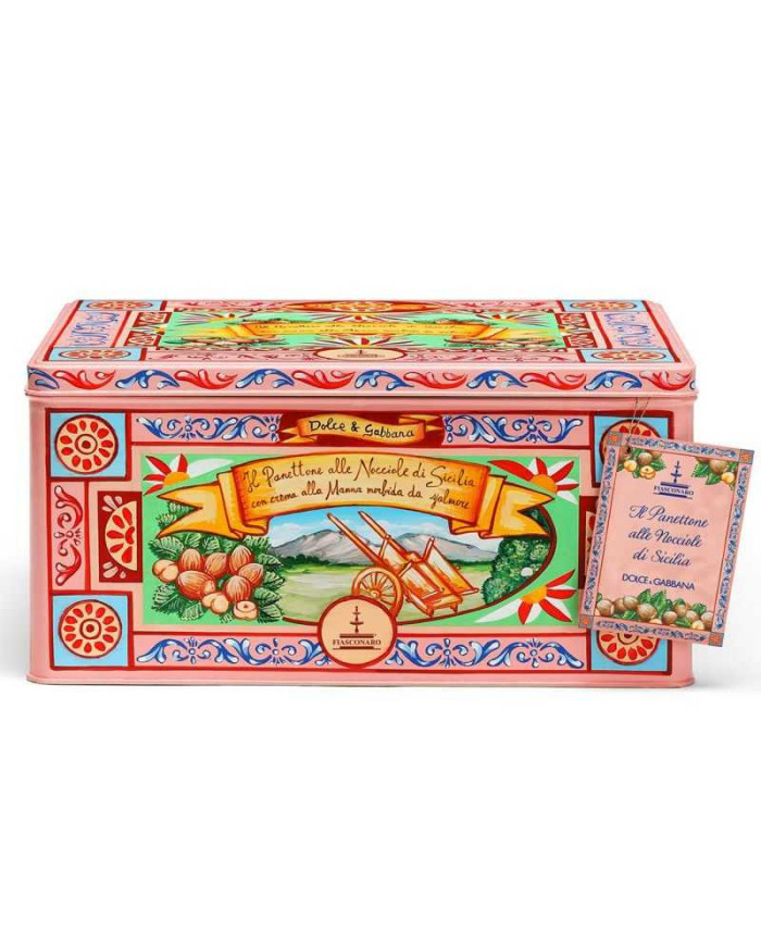 Prelibatezze  Panettone Dolce & Gabbana alle Nocciole di Sicilia e Crema alla Manna 1 kg - Fiasconaro 62,86 €