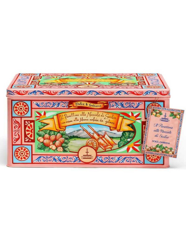Prelibatezze  Panettone Dolce & Gabbana alle Nocciole di Sicilia e Crema alla Manna 1 kg - Fiasconaro 62,86 €