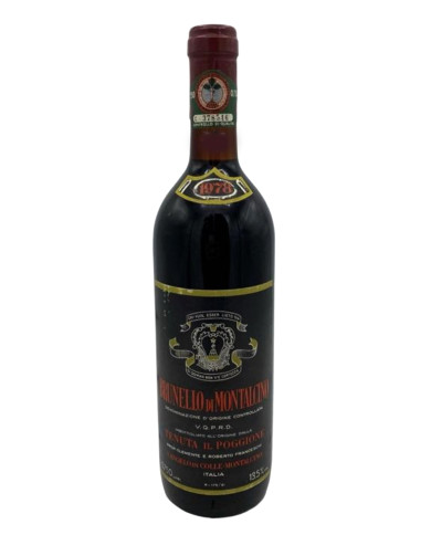 Vini Rossi  Brunello di Montalcino DOCG 1978 - Il Poggione 106,56&nbsp;€