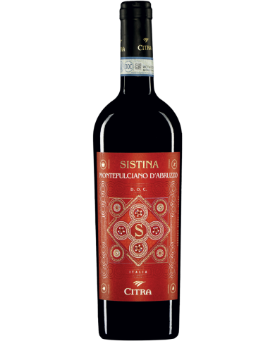 Vini Rossi  Sistina - Montepulciano d'Abruzzo DOC 2021 - Codice Citra 6,60&nbsp;€