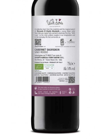 Red Wines  Cabernet Sauvignon With Love Hard & Rock 2024 - Torri Cantine 10,54&nbsp;€