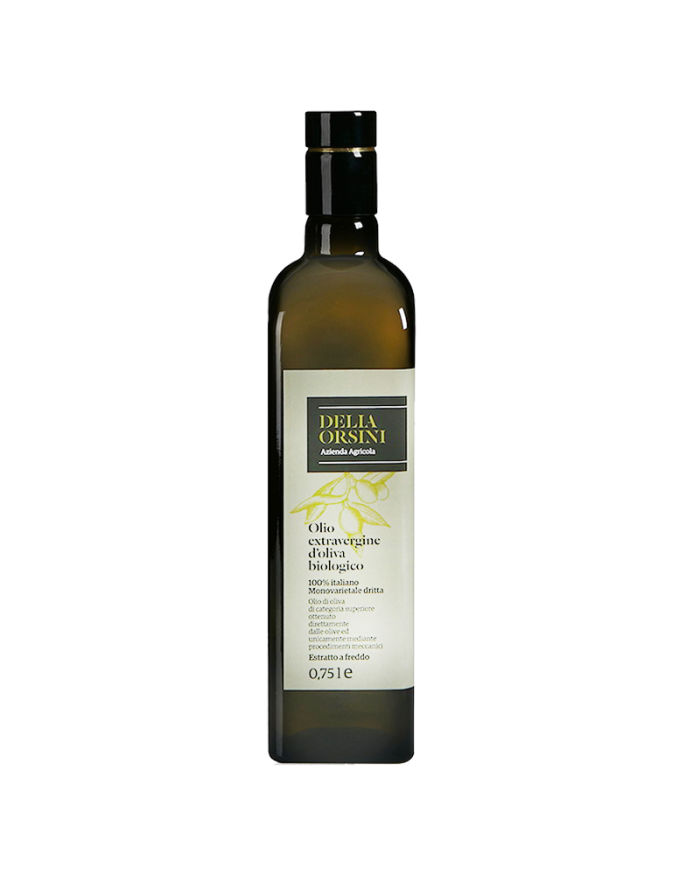 Extra Virgin Olive Oil  Olio Extravergine di Oliva Monovarietale Dritta BIO raccolta - 750 ml - Delia Orsini 17,50 €