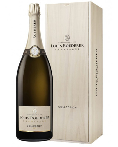 Collection 243 jeroboam lt 3 champagne brut cassa legno - Louis Roederer