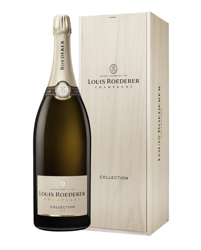 Collection 243 jeroboam lt 3 champagne brut cassa legno - Louis Roederer
