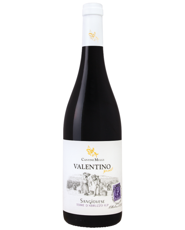 Vini Rossi  Valentino Sangiovese Terre di Chieti IGT 2024 - Cantine Mucci 9,80&nbsp;€