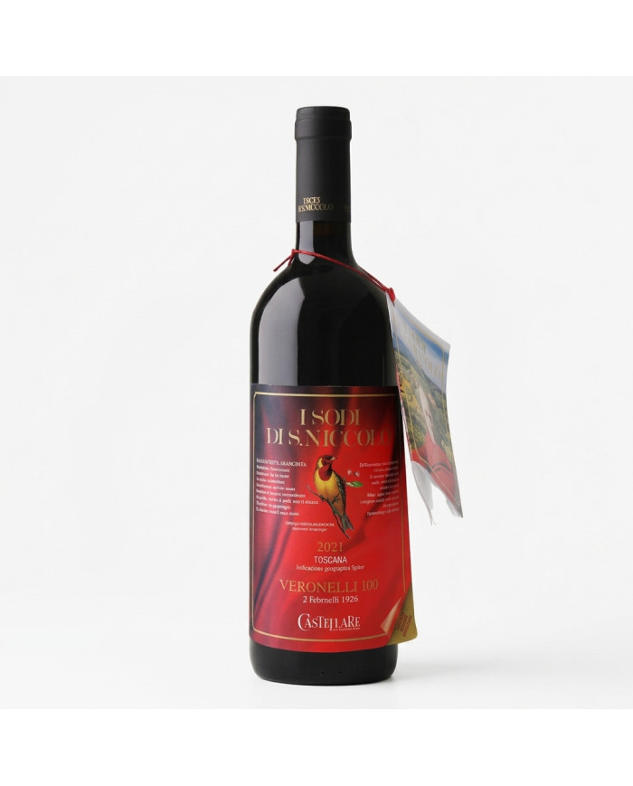 Vini Rossi  I Sodi di San Niccolò Toscana Rosso IGT 2021 Edizione Speciale VERONELLI 100 - Castellare di Castellina 81,00&nbsp;€