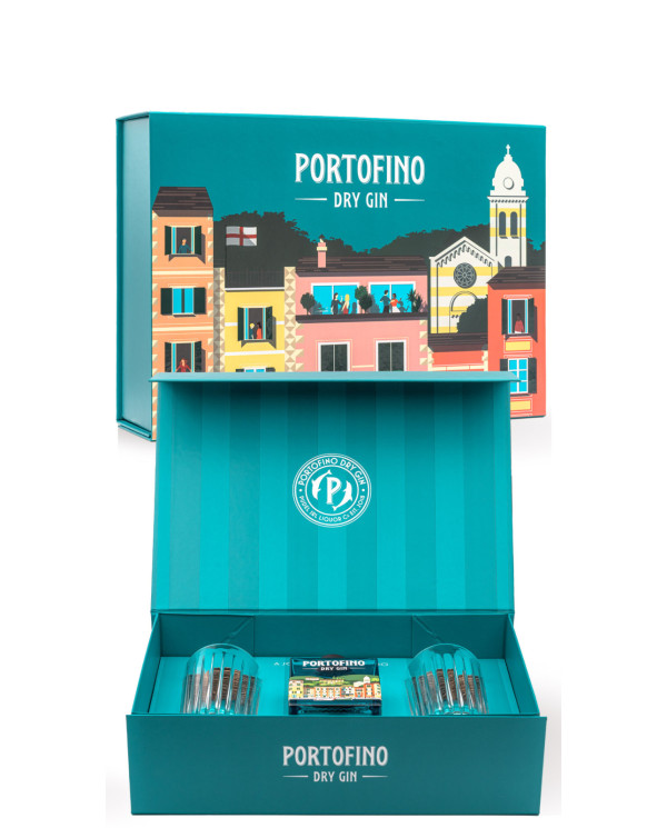 Distillati  Portofino Dry Gin Gift Pack Con due bicchieri 57,30&nbsp;€