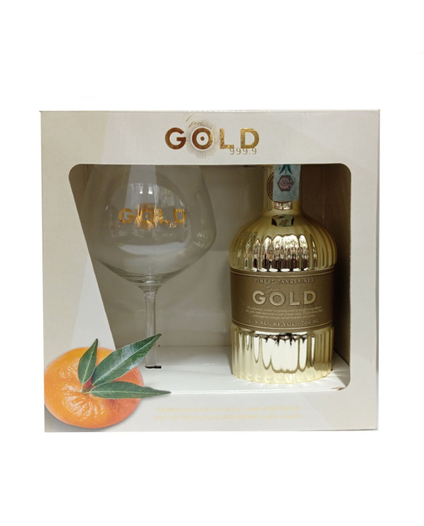 Distillates  Gin Gold 999.9 + 1 bicchiere - Francoli 36,89&nbsp;€