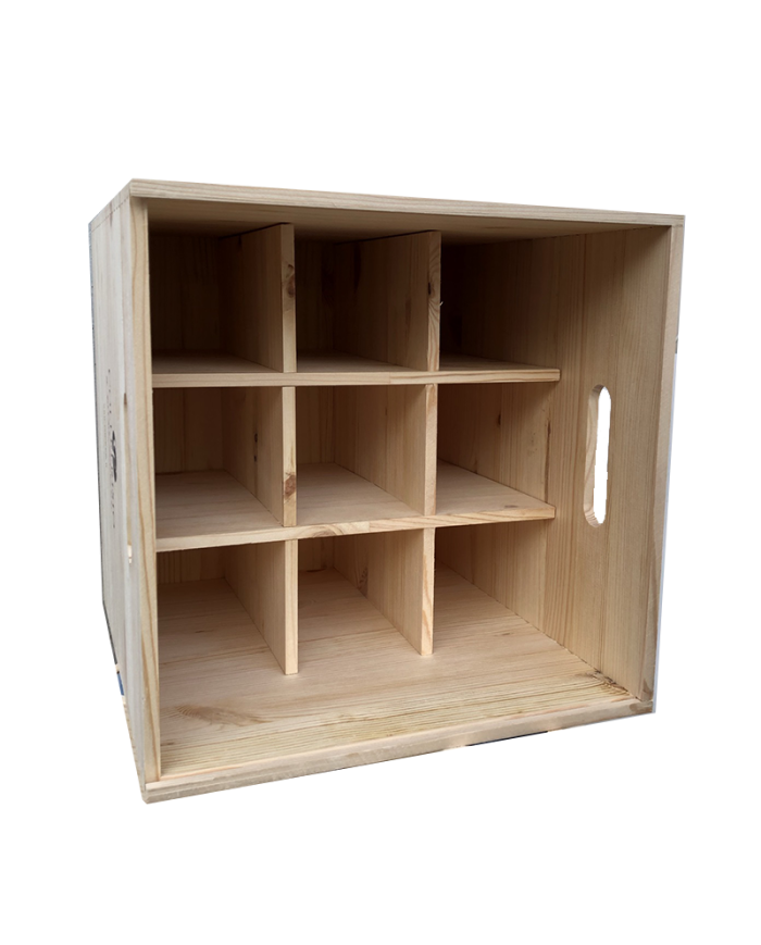 Accessori  Cassa in legno da 9 bottiglie vuota ( 1 ) - Collefrisio 21,00 €