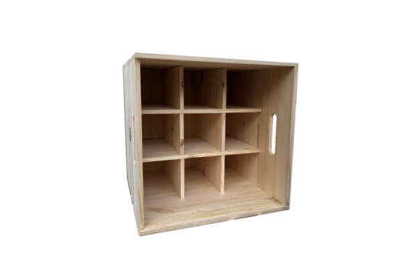 Accessori  Cassa in legno da 9 bottiglie vuota ( 3 ) - Collefrisio 21,00&nbsp;€