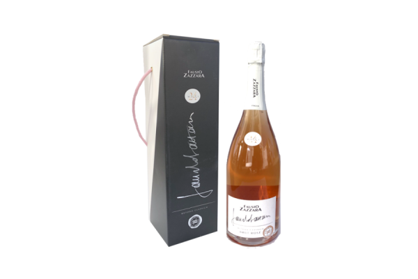 Vini Rosè  Spumante Brut Rosè 24 mesi Metodo Classico Magnum - Fausto Zazzara 45,00&nbsp;€