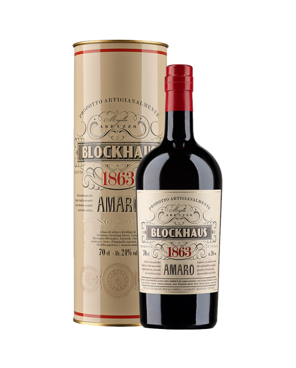 Destillate  Blockhaus 1863 Amaro con Astuccio Tin Box cl 70 - Spinelli 22,34 â‚¬ Destillate  Blockhaus 1863 Amaro con Astuccio Tin Box cl 70 - Spinelli 22,34 â‚¬