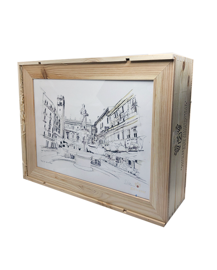 Accessori  Cassetta vuota da 3 bottiglie verona in Love - Zenato 8,11 €