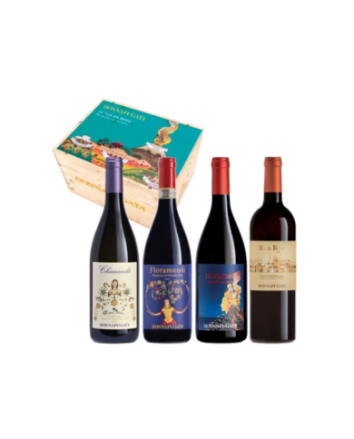 Red Wines  SICILIA DA BERE - Cassetta in legno 4 bottiglie - CHIARANDÀ , FLORAMUNDI , SUL VULCANO , BEN RYÉ Donnafugata 109,18 €