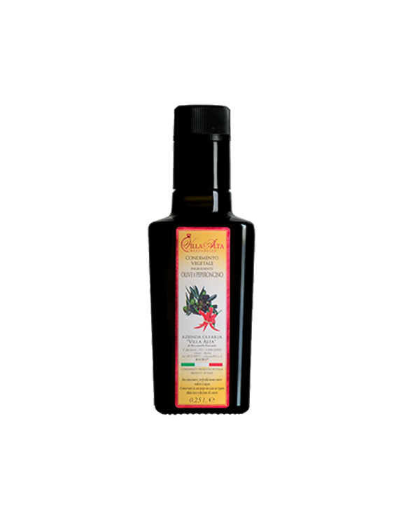 Olio Extravergine di Oliva  Olio Extravergine di Oliva e Peperoncino 0,25 L - Villa Alta 6,21 â‚¬ Olio Extravergine di Oliva  Olio Extravergine di Oliva e Peperoncino 0,25 L - Villa Alta 6,21 â‚¬