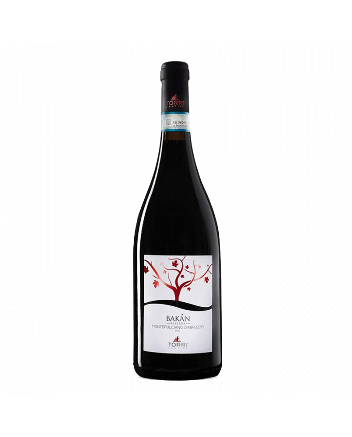 Rode wijnen  Bakán Montepulciano D’Abruzzo Colline Teramane DOCG 2018 Riserva - Cantine Torri 11,06 €