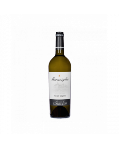 White wines  MERAVIGLIA Pinot Grigio Colline Pescaresi IGP 2021 - Marchesi de Cordano 7,50 € White wines  MERAVIGLIA Pinot Grigio Colline Pescaresi IGP 2021 - Marchesi de Cordano 7,50 €