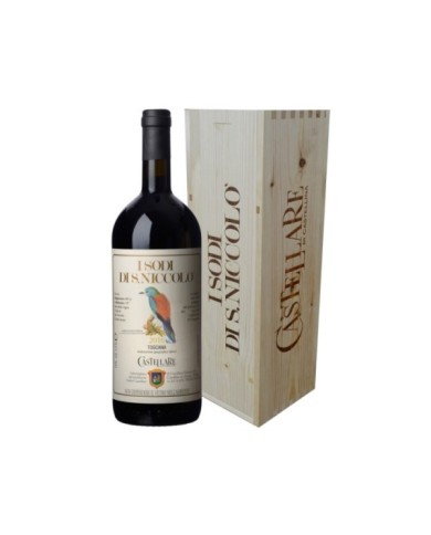 Rode wijnen  Toscana Rosso I Sodi di San Niccolò 2018 Magnum - Castellare di Castellina 157,50 €