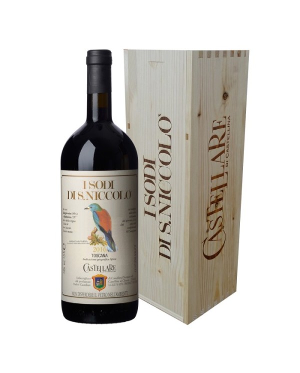 Red Wines  Toscana Rosso I Sodi di San Niccolò 2018 Magnum - Castellare di Castellina 157,50 €