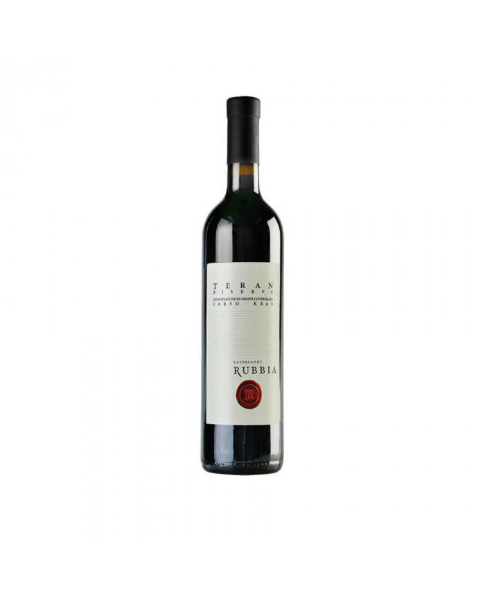Rode wijnen  Terrano Riserva Carso DOC 2012 - Castello di Rubbia 70,72 €