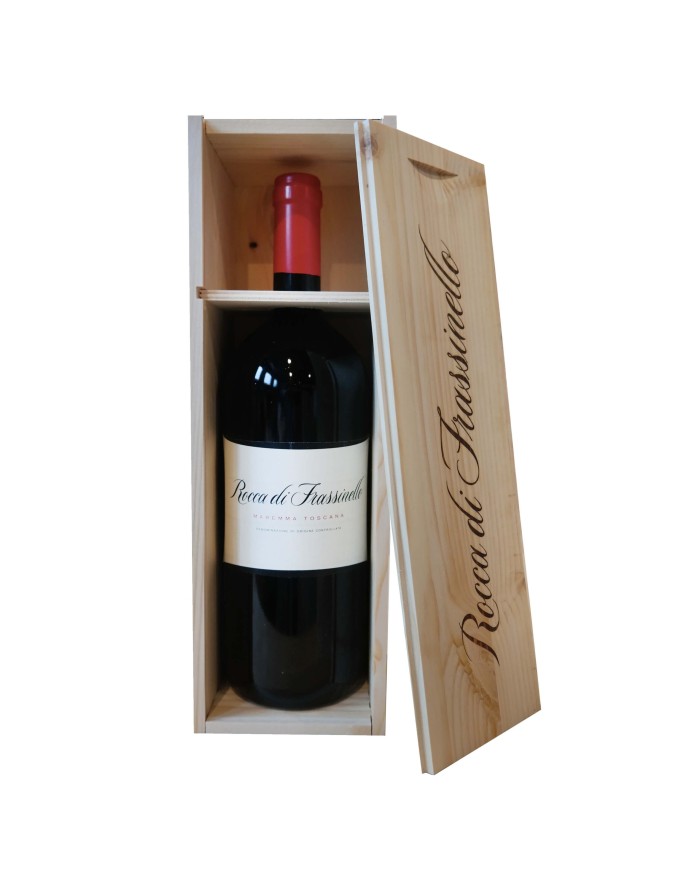 Vini Rossi  Maremma Toscana Rosso DOC Rocca di Frassinello 2016 Doppio Magnum - Rocca di Frassinello (cassetta di legno)3L 18...