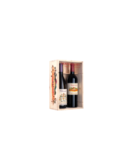 Rode wijnen  Viaggio a Contessa Entellina - Cassetta legno e plexiglass 2 bottiglie da 0,75l Donnafugata 57,79 €