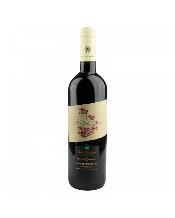 Rode wijnen  Montepulciano d’Abruzzo D.O.C. BIO 2021 – Mia Natura - Tenuta Arabona 7,50&nbsp;€
