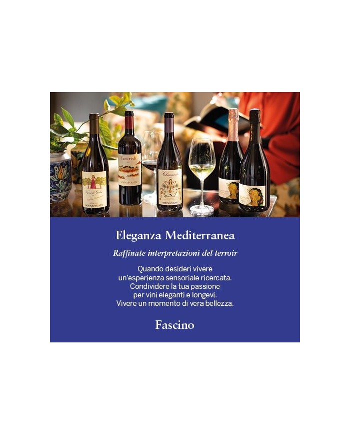 Vini Rossi  Viaggio a Contessa Entellina - Cassetta legno e plexiglass 2 bottiglie da 0,75l Donnafugata 57,79 €