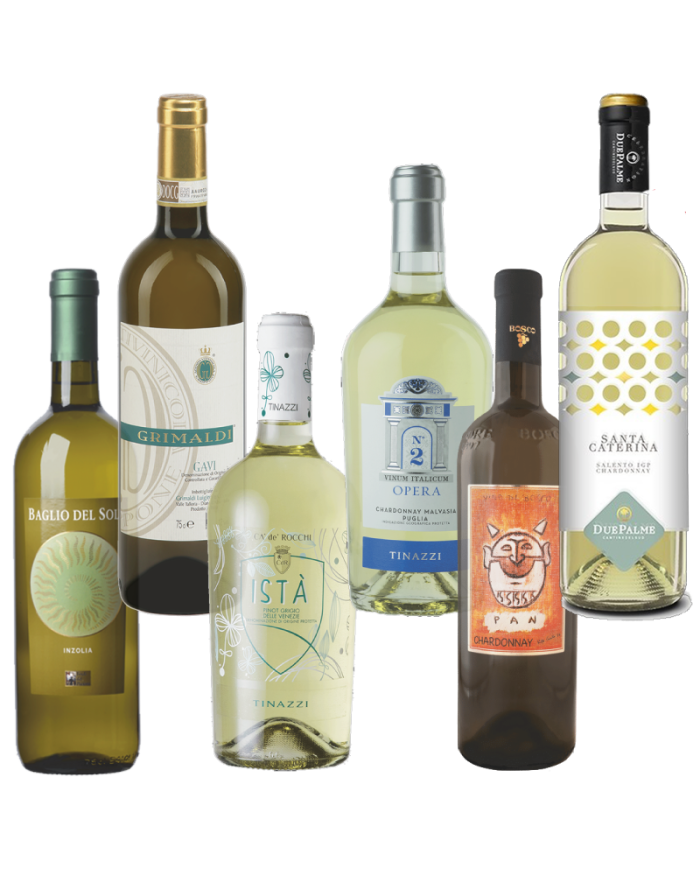 Vini Bianchi  Selezione Clickwine di Bianchi 5+1 IN REGALO 69,26 € Vini Bianchi  Selezione Clickwine di Bianchi 5+1 IN REGALO 69,26 €