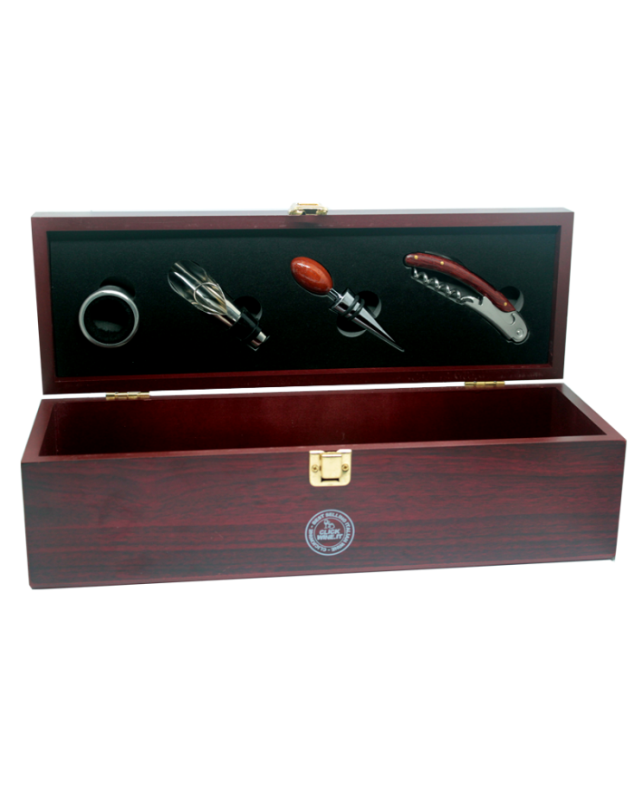 Accessori  Cassetta in legno cofanetto CLICKWINE.IT COSTIERES con accessori vino 31,19 €