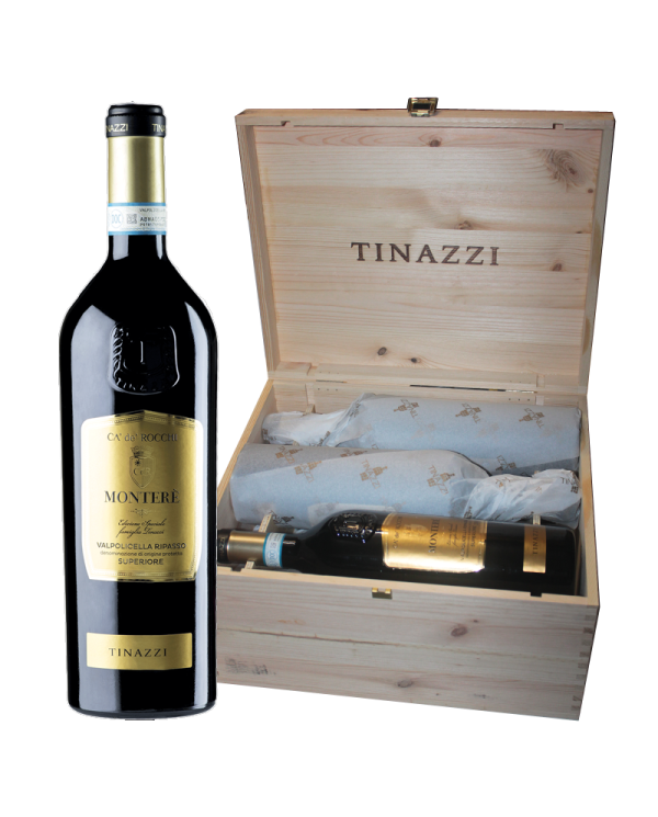 Red Wines  Cassetta legno con 6 bottiglie Ca’ de’ Rocchi – Valpolicella Ripasso Superiore Monterè 2016 – Limited Edition 127,... Red Wines  Cassetta legno con 6 bottiglie Ca’ de’ Rocchi – Valpolicella Ripasso Superiore Monterè 2016 – Limited Edition 127,...