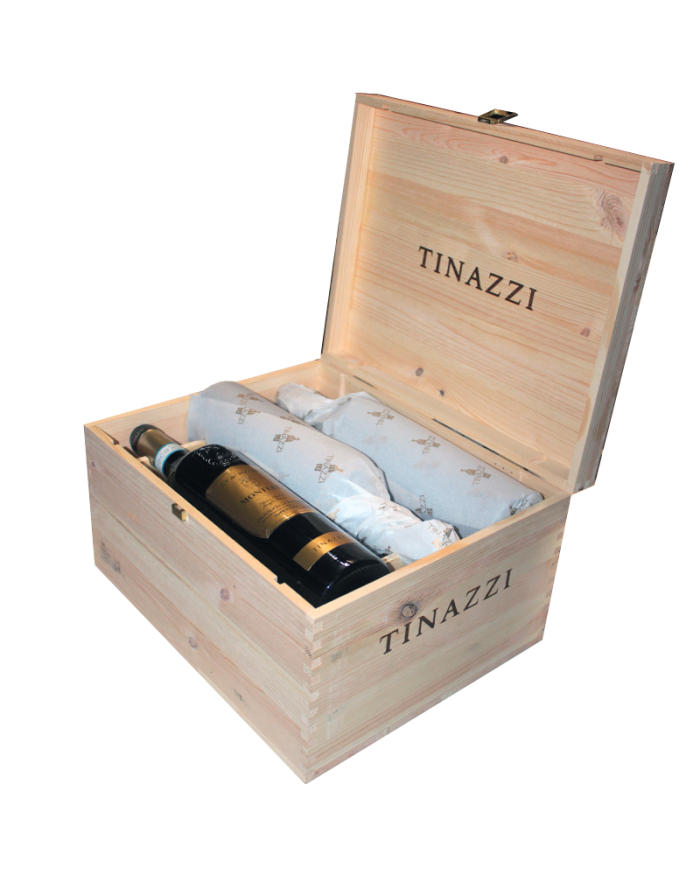 Vini Rossi  Cassetta legno con 6 bottiglie Ca’ de’ Rocchi – Valpolicella Ripasso Superiore Monterè 2016 – Limited Edition 127...