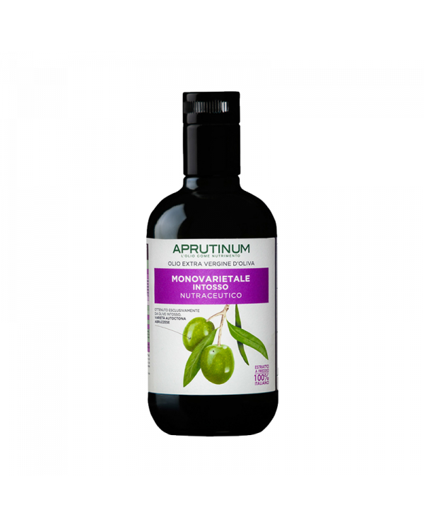 Extra Virgin Olive Oil  Olio Extravergine di Oliva monovarietale intosso Nutraceutico 500 ml - Aprutinum 12,60 â‚¬ Extra Virgin Olive Oil  Olio Extravergine di Oliva monovarietale intosso Nutraceutico 500 ml - Aprutinum 12,60 â‚¬
