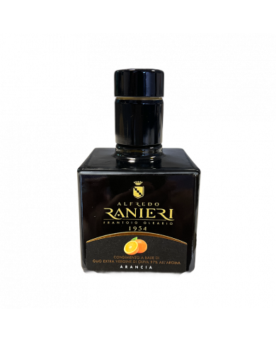 Extra Virgin Olive Oil  Olio Extravergine di Oliva aromatizzato all'Arancia 0,25 cl - Alfredo Ranieri 10,50 € Extra Virgin Olive Oil  Olio Extravergine di Oliva aromatizzato all'Arancia 0,25 cl - Alfredo Ranieri 10,50 €
