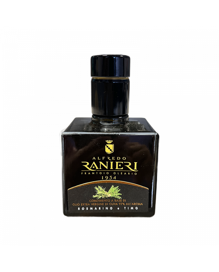 Extra Virgin Olive Oil  Olio Extravergine di Oliva aromatizzato al Rosmarino e Timo 250 ml - Alfredo Ranieri 10,50 €