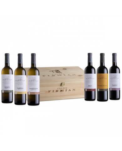White wines  Confezione in legno da 6 bottiglie - Castel Firmian 74,75 € White wines  Confezione in legno da 6 bottiglie - Castel Firmian 74,75 €
