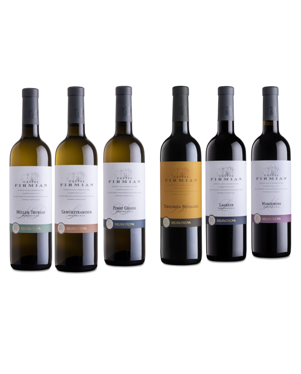 White wines  Degustazione 6 bottiglie - Castel Firmian 81,00 â‚¬ White wines  Degustazione 6 bottiglie - Castel Firmian 81,00 â‚¬