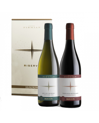 White wines  Cofanetto regalo: Le Riserve - Castel Firmian 37,50 € White wines  Cofanetto regalo: Le Riserve - Castel Firmian 37,50 €