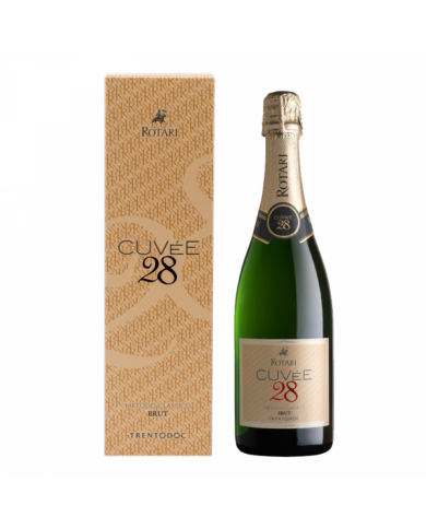 White wines  Cuvée 28 Trento DOC in astuccio regalo - Rotari 20,70 € White wines  Cuvée 28 Trento DOC in astuccio regalo - Rotari 20,70 €