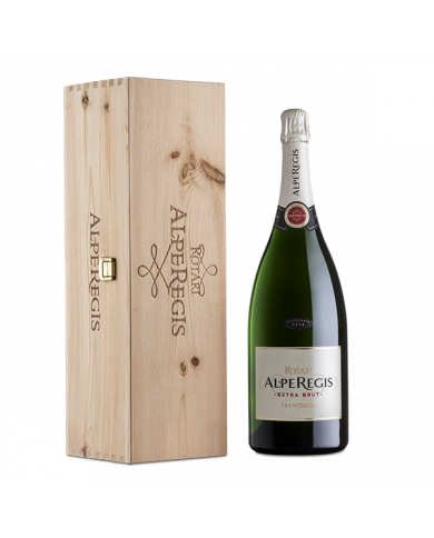 White wines  AlpeRegis Extrabrut 2014 Doppio Magnum Confezione Legno - Rotari 139,50 € White wines  AlpeRegis Extrabrut 2014 Doppio Magnum Confezione Legno - Rotari 139,50 €