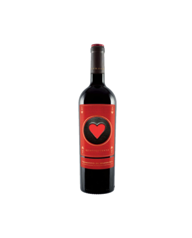 Vini Rossi  Quattrocento 4CENTO CUORI Primitivo Di Manduria DOC 2018 - Cinquesegni Art Winery - Fantini Farnese 22,26 â‚¬ Vini Rossi  Quattrocento 4CENTO CUORI Primitivo Di Manduria DOC 2018 - Cinquesegni Art Winery - Fantini Farnese 22,26 â‚¬