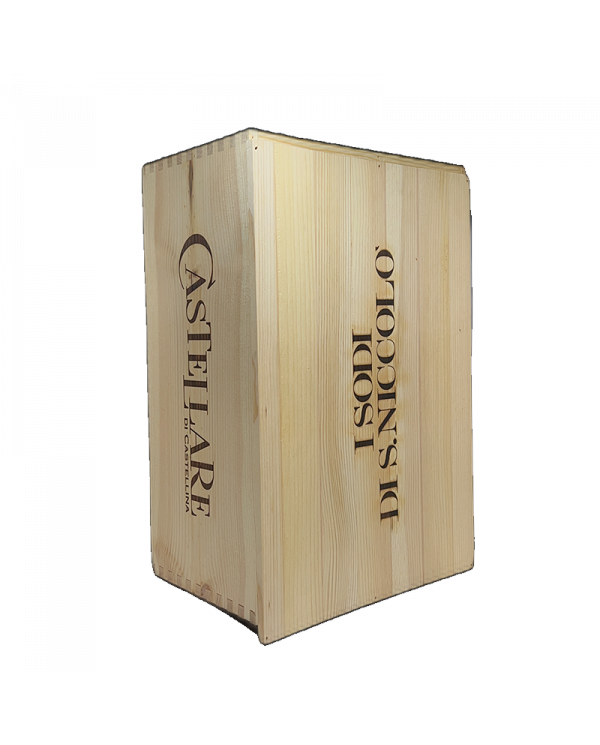 Zubehör  Cassa legno Vuota I Sodi di San Niccolò da 6 bottiglie - Castellare di Castellina 15,16 â‚¬ Zubehör  Cassa legno Vuota I Sodi di San Niccolò da 6 bottiglie - Castellare di Castellina 15,16 â‚¬